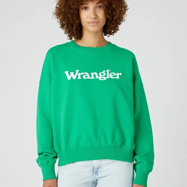 Zelená dámská mikina Wrangler - Dámské
