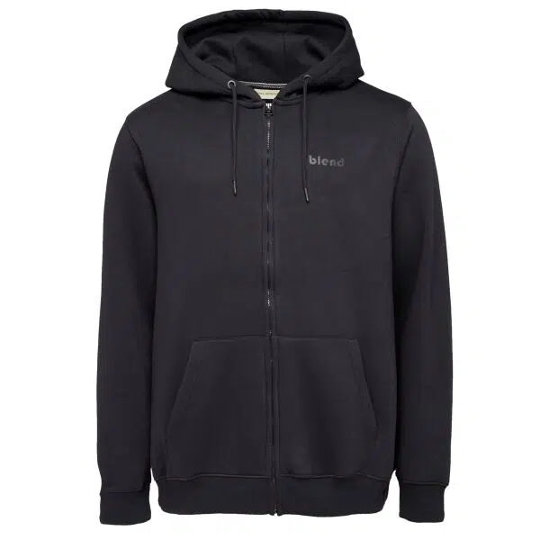 BLEND SWEATSHIRT Pánská mikina s kapucí, černá, velikost 5XL