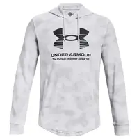 Under Armour RIVAL TERRY Pánská mikina, bílá, velikost M