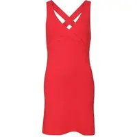 PROGRESS EMILY Dámské sportovní šaty s bambusem, červená, velikost