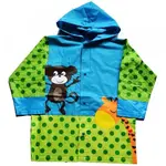 Pidilidi MONKEY Dětská pláštěnka, zelená, velikost 7-8Y
