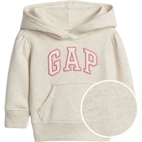 GAP LOGO Dívčí mikina, béžová, velikost 4Y