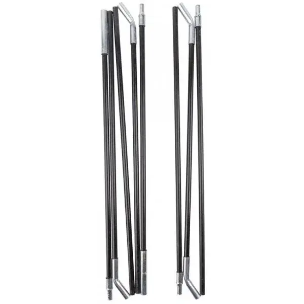 YATE LIGHT ONE Náhradní tyčky ke stanu, černá, velikost