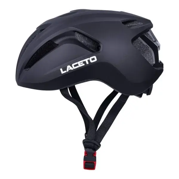 Laceto CAMINO Silniční cyklistická helma, černá, velikost (51 - 54)