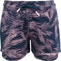 ALPINE PRO LEVO Dívčí šortky, tmavě modrá, velikost 104-110