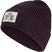 Jack Wolfskin BADGE BEANIE Zimní čepice, vínová, velikost
