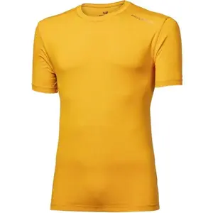 PROGRESS CC TKR Pánské funkční triko s krátkým rukávem, žlutá, velikost
