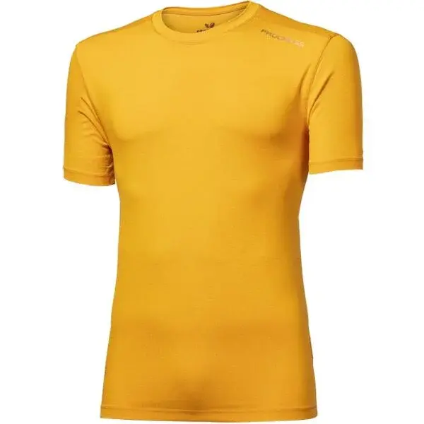 PROGRESS CC TKR Pánské funkční triko s krátkým rukávem, žlutá, velikost