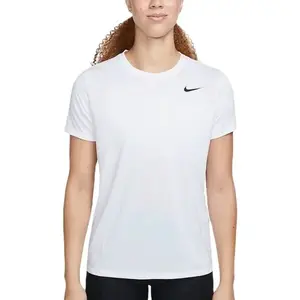 Nike DRI-FIT Dámské tréninkové tričko, bílá, velikost