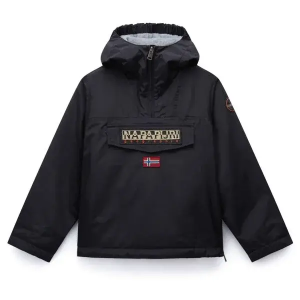 Napapijri RAINFOREST WI 2 Dětská zimní bunda, černá, velikost 10Y