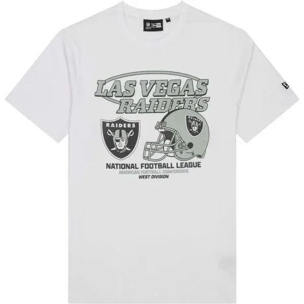 New Era LAS VEGAS RAIDERS NFL GRAPHIC Pánské triko, bílá, velikost