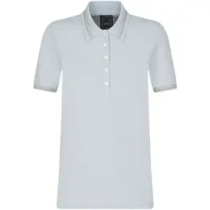 Geox W POLO Dámské triko, světle modrá, velikost