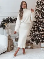 Dámský pletený komplet DELIGHT ecru