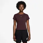 Nike Sportswear Womens Tight Ribbed Short-Sleeve T-Shirt L