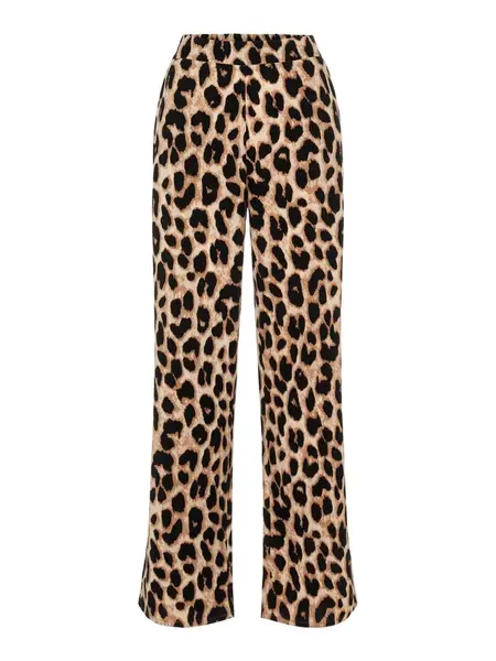 PIECES Nohavice 'Gurla'  kapučíno / svetlohnedá / čierna