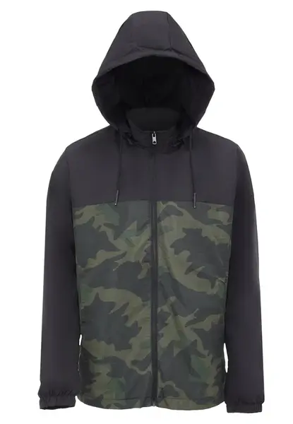 Flyweight Prechodná bunda  olivová / jedľová / čierna