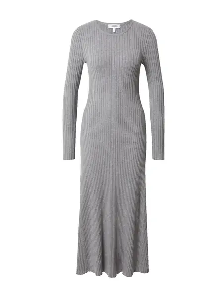 EDITED Šaty 'BULAN'  sivá melírovaná