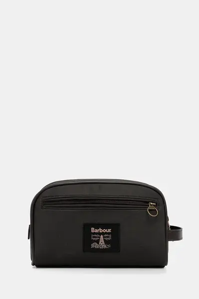 Kosmetická taška Barbour zelená barva, MAC0404