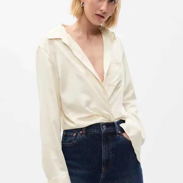 GAP Saténová košile - Dámské