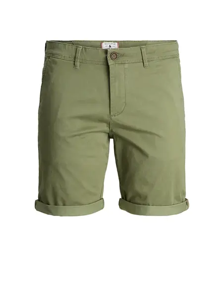 JACK & JONES Chino nohavice 'Bowie'  tmavohnedá / kaki