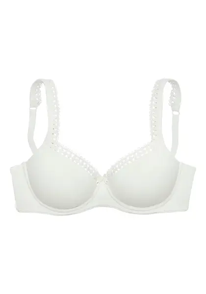 LASCANA Podprsenka  šedobiela