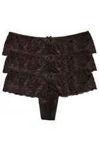 LASCANA Tangá  čierna