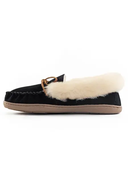 Minnetonka Mokasíny 'Alpinsheepskin'  krémová / svetlohnedá / čierna