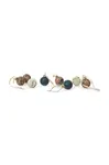 Sada vánočních ozdob ferm LIVING Marble Baubles S 8-pack