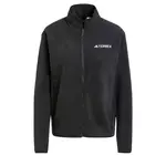 ADIDAS TERREX Funkčná flisová bunda 'Multi Full-Zip Fleece'  čierna / biela