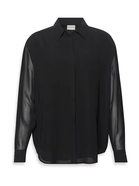 Calvin Klein Blúzka  čierna