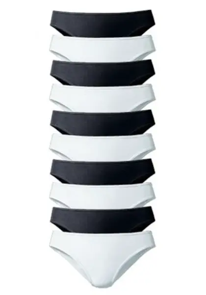 PETITE FLEUR Nohavičky  čierna / biela