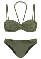 LASCANA Bikiny  olivová