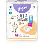 BELLA Baby Happy Soft&Delicate jednorazové plienky Mini 3-6 kg 78 ks