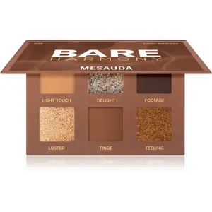 Mesauda Bare Harmony paletka očných tieňov odtieň 203 Cool Bronze 6x1 g