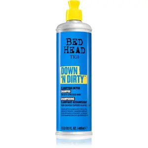 TIGI Down N' Dirty Clarifying Detox Shampoo čistiaci detoxikačný šampón na každodenné použitie 400 ml