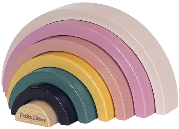 PETITE&MARS Hračka drevená skladacia - Stardust Wood of Mars