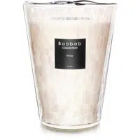 Baobab Collection Pearls White vonná sviečka 24 cm