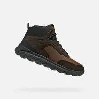 Dark Brown Men's Ankle Boots Geox Spherica 4X4 ABX - Men's