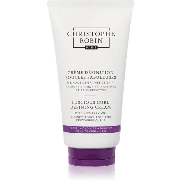 Christophe Robin Luscious Curl Defining Cream with Chia Seed Oil uhladzujúci krém pre vlnité a kučeravé vlasy 150 ml