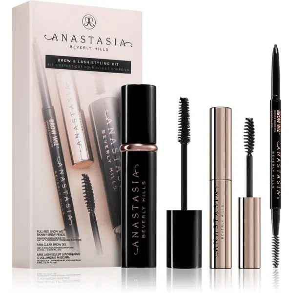 Anastasia Beverly Hills Brow & Lash Styling Kit darčeková sada na oči a obočie odtieň Soft Brown
