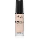 L.A. Girl Cosmetics PRO. Matte HD dlhotrvajúci make-up s matným efektom odtieň Ivory 30 ml
