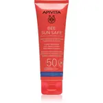 Apivita Bee Sun Safe Hydra Fresh Milk SPF50 opaľovacie mlieko na tvár a telo SPF 50 100 ml