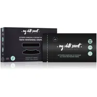 My White Secret Charcoal and Coconut Oil bieliace pásiky na zuby 14 ks