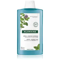 Klorane Organic Mint čistiaci detoxikačný šampón pre normálne vlasy 400 ml