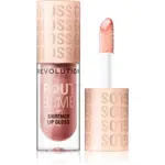 Revolution Shimmer Gloss trblietavý lesk na pery odtieň Shine Pink 4.5 ml