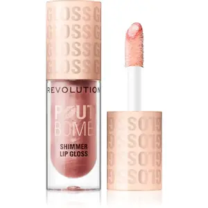 Revolution Shimmer Gloss trblietavý lesk na pery odtieň Shine Pink 4.5 ml