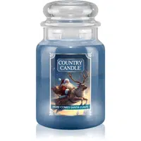 Country Candle Here Comes Santa Claus vonná sviečka 680 g