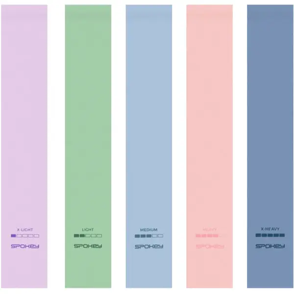 Spokey Artio Set sada odporových gúm Pastel