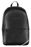 TOMMY HILFIGER MEN&#39;S BLACK BACKPACK