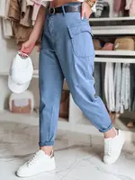 Dámske baggy nohavice GOTRENDI modré